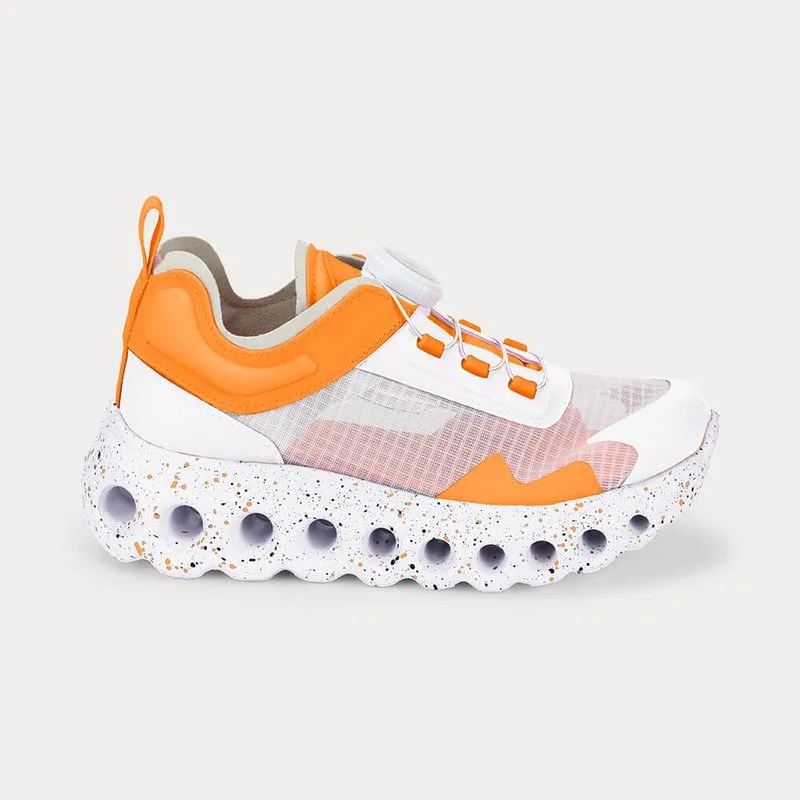 Tênis Infantil Bibi Roller Sport Branco com Laranja 33