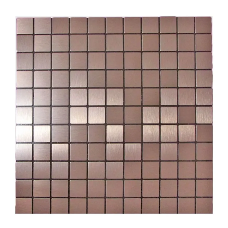 Kit 30 Pastilhas Adesivas Metalizada Bronze 30cmx30cm D48