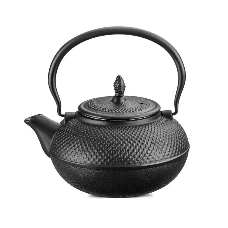 Chaleira mta Ferro Fundido Com Infusor 1,5L Retrô Acabamento a Mão Forno Fogão Indução