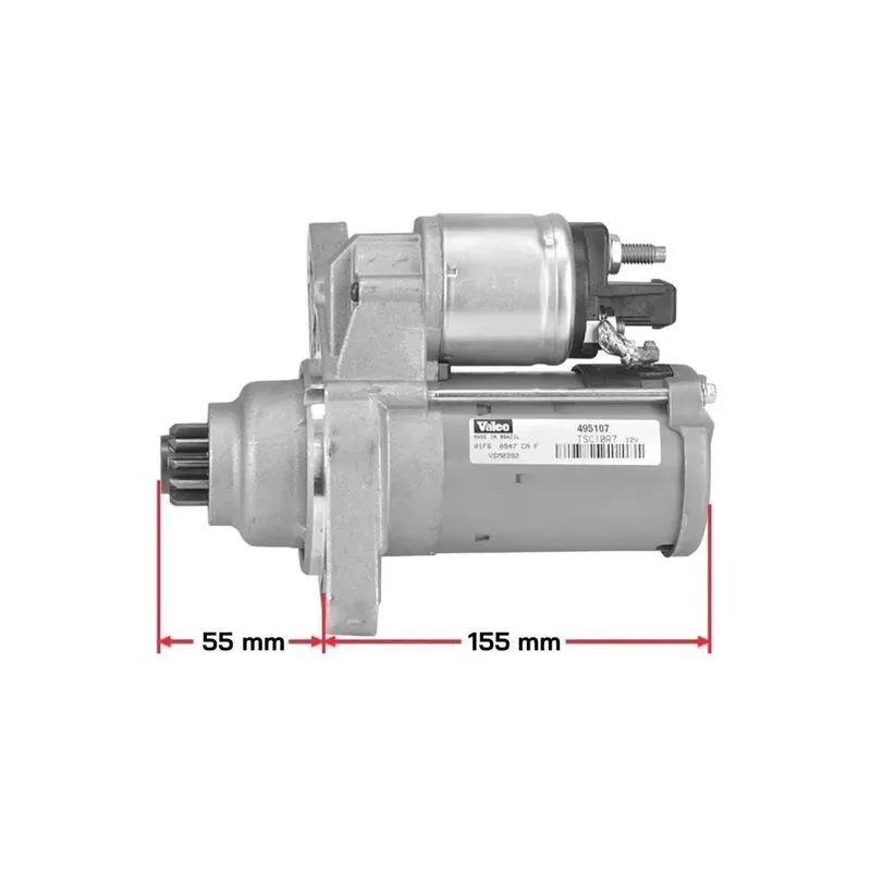 Motor Partida Gol Saveiro Fox G5 G6 11 Dentes Tsc10r7 D7es6