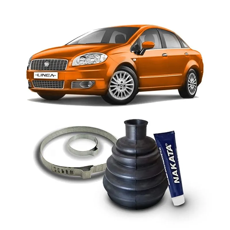Kit Coifa Borracha Graxa Homocinética Original Nakata Lado Roda Fiat Linea 2008 2009 2010 2011 2012 2013 2014 2015 2016