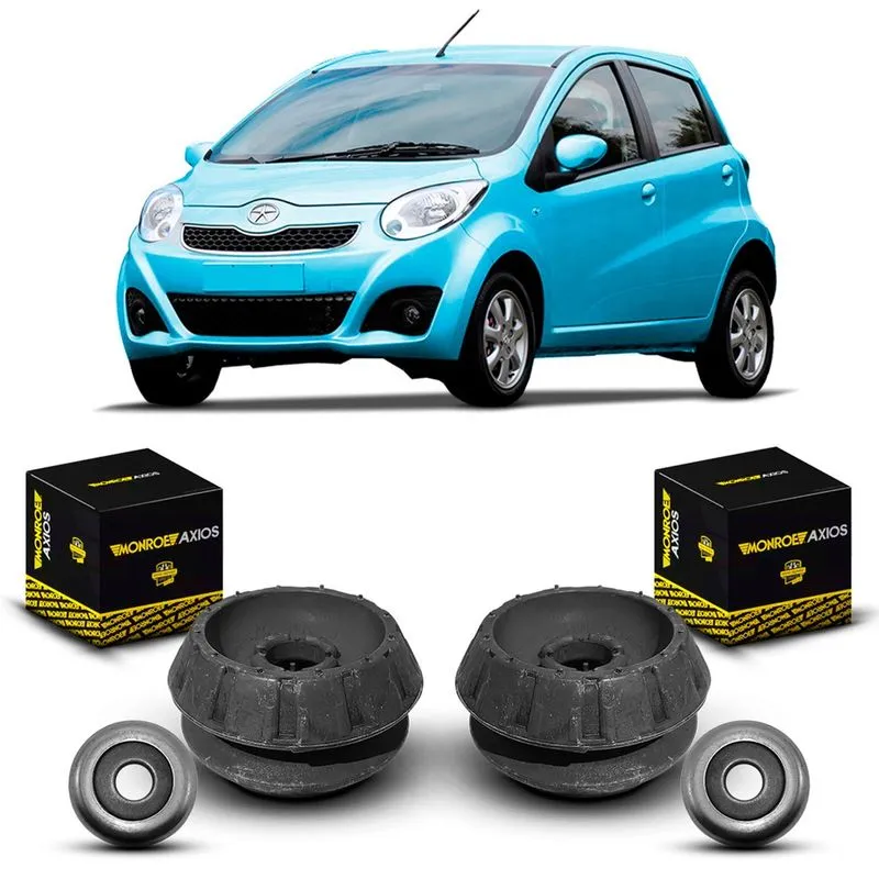 Par Reparo Coxim Batente Suporte Original Axios Rolamento Amortecedor Dianteiro Jac J2 2012 2013 2014 2015 2016