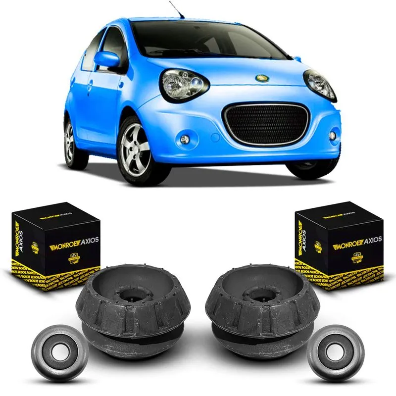 Par Reparo Coxim Batente Suporte Original Axios Rolamento Suspensão Amortecedor Dianteiro Geely GC2 2014 2015 2016
