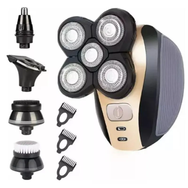 Barbeador Com Escova Facial Massageador Barbear Confortável