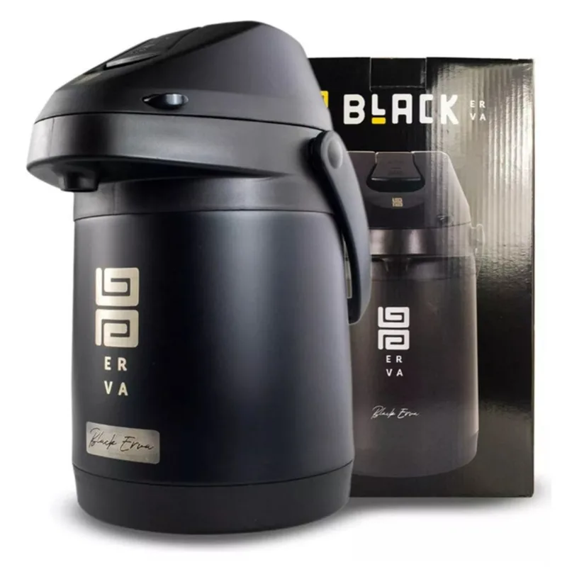 Garrafa Black Inox Para Chá Quente Em Noites De Inverno