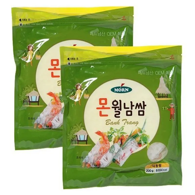 Papel Arroz 200g Kit 2 Rolinhos Vietnamitas - M&amp;f Co Ltd