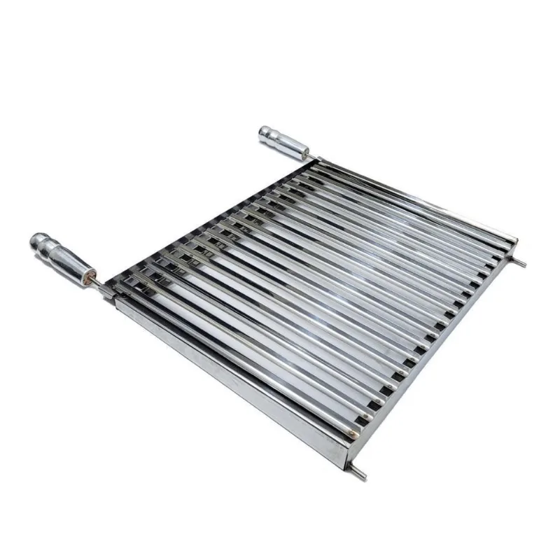 Grelha Argentina Para Churrasco Parrilla 60X40 Inox Premium