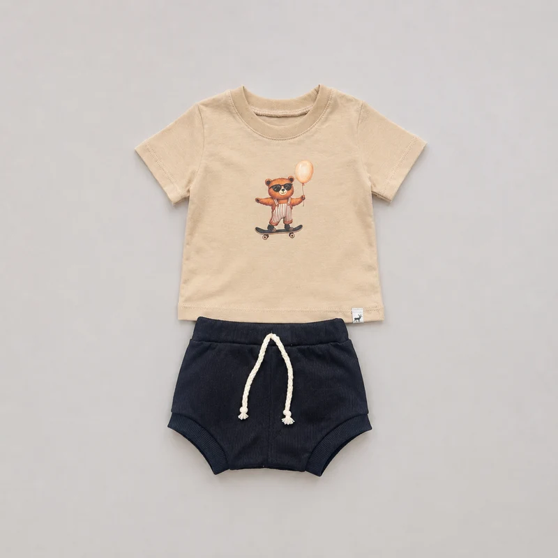 Conjunto Bebê Algodão Teddy Party 2 a 3 anos