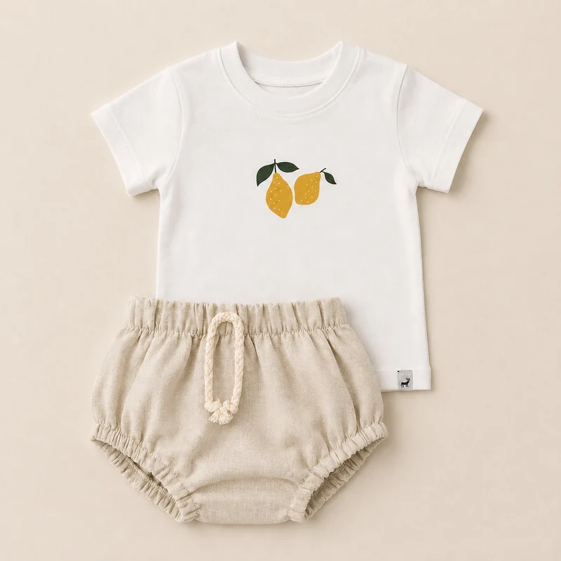 Conjunto Algodão Lemon Siciliano 6 a 9 meses