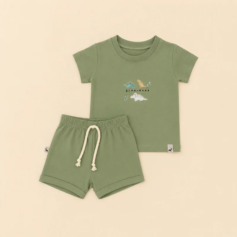 Conjunto Bebê Confort Dino Green 9 a 12 meses