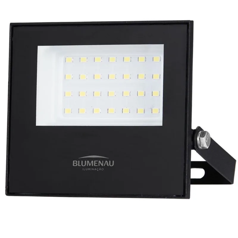Kit 6 Refletor Led Área Externa Play 30W Ip66 98Mm Bivolt