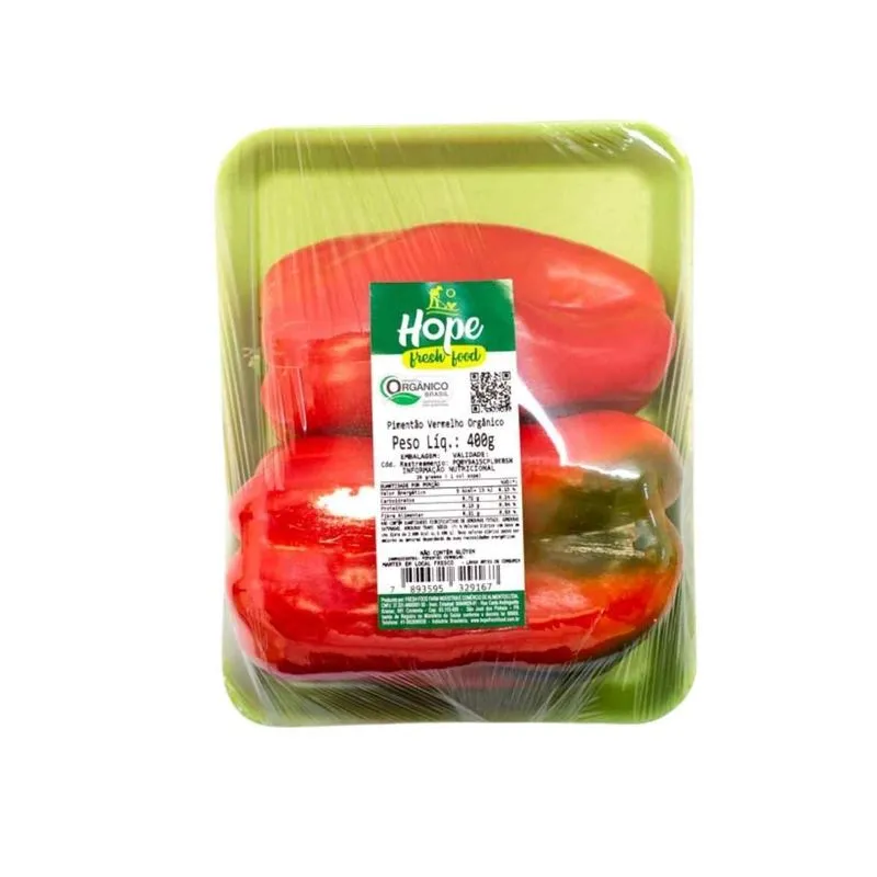 Pimentão Vermelho Orgânico Hope 400 g