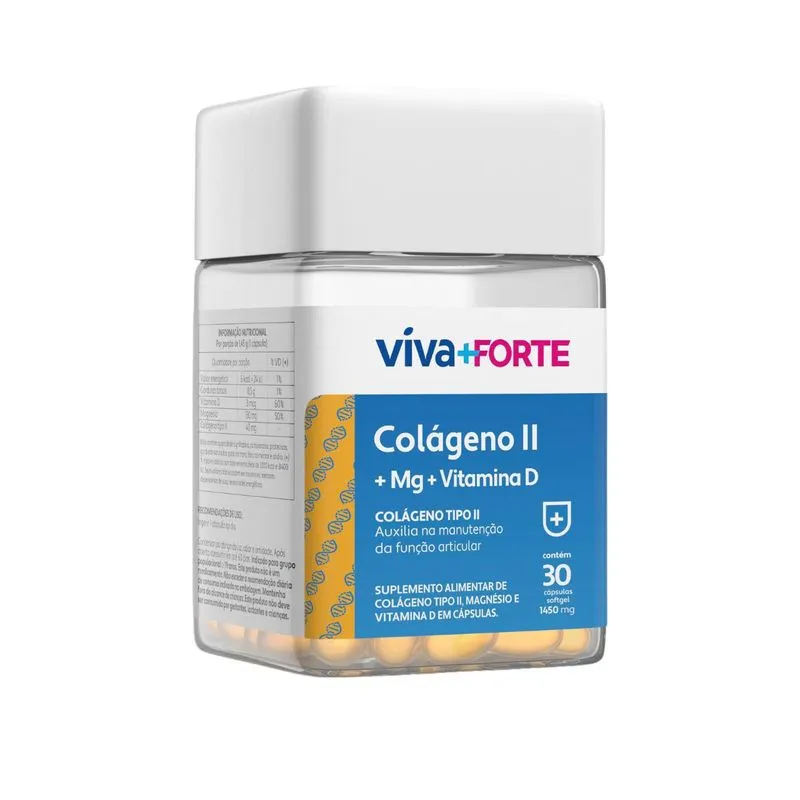 Suplemento Colágeno Tipo Ii + Magnésio + Vitamina D