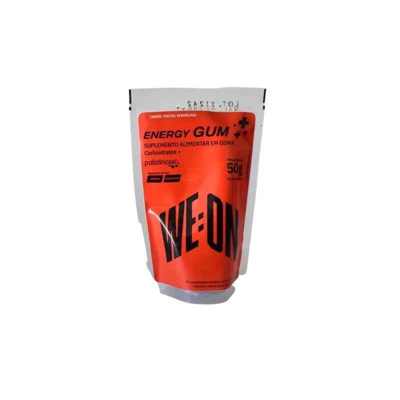 Goma Energetica We:on Carboidratos Frutas Vermelhas - 50g