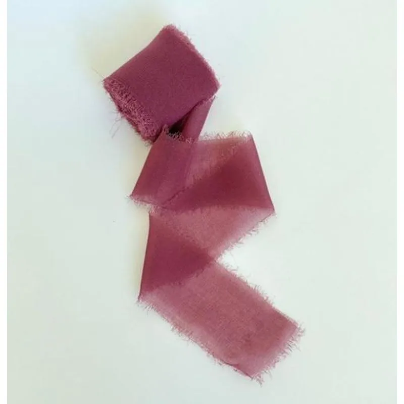 Fita Chiffon Convite Casamento Rosa 2 Rolos 3,5cm X 5m