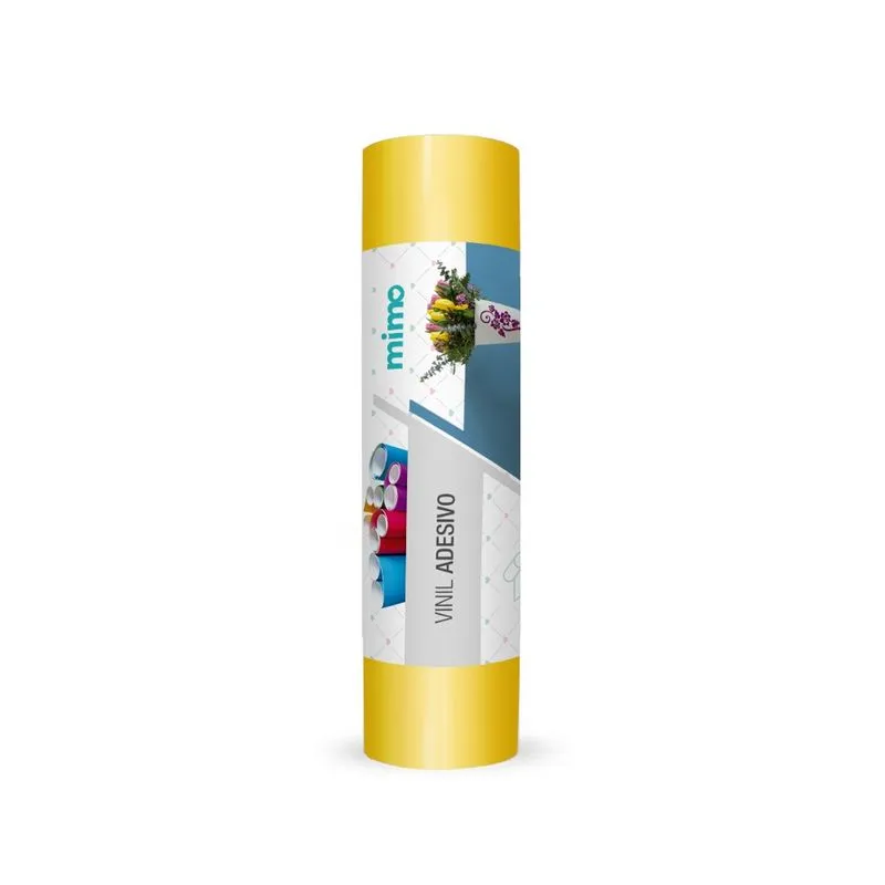 Vinil Adesivo MIMO para Silhouette Portrait - 23cm x 5m - Amarelo