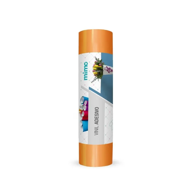 Vinil Adesivo MIMO para Silhouette Portrait - 23cm x 5m - Laranja