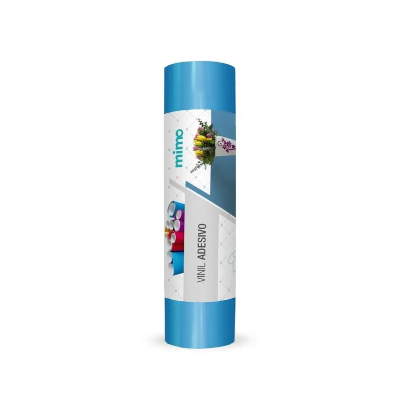 Vinil Adesivo MIMO para Silhouette Portrait - 23cm x 5m - Azul Celeste
