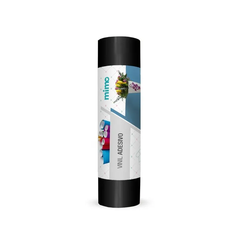 Vinil Adesivo MIMO para Silhouette Portrait - 23cm x 5m - Preto
