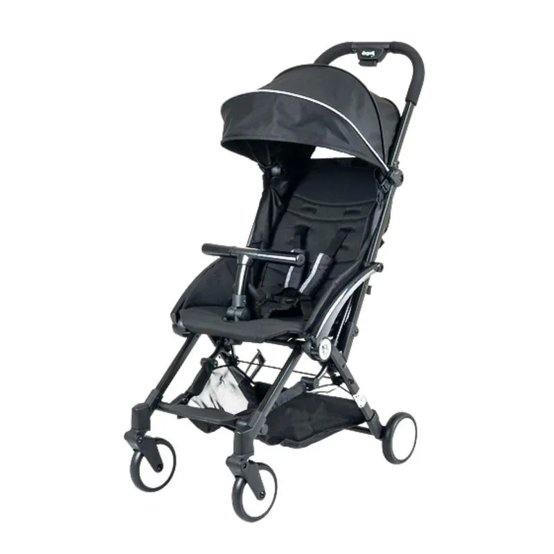 Carrinho Bebe Passeio Compacto Reclinável Black Up- Burigoto