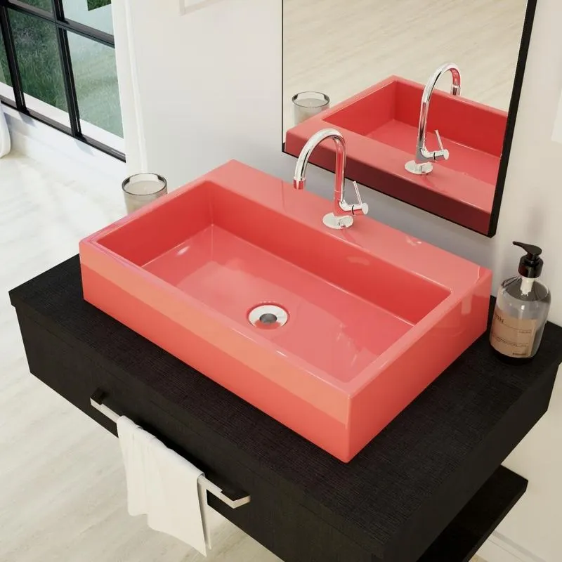 Kit Cuba Rt55 C/torneira 1198 Metal + Válvula 1'' (2,6cm) Rosa