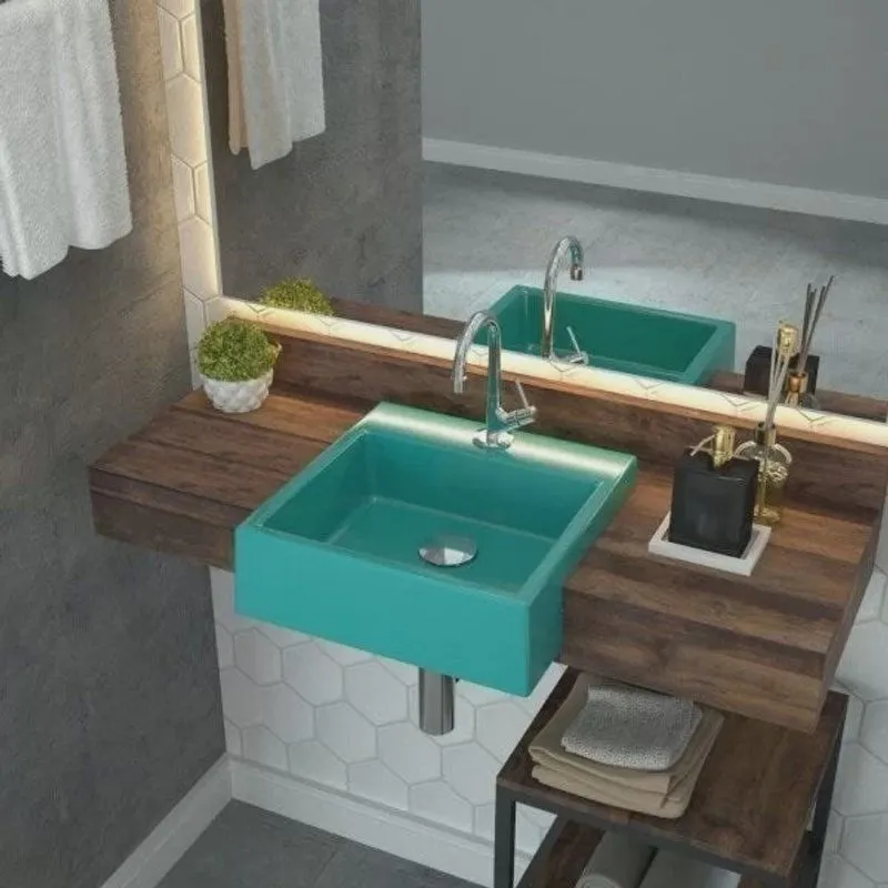 Kit Cuba XQ355 Torneira 1198 Metal e Válvula Click 1 Polegada G Sifão Cromado Flexível Compace