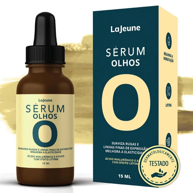 Sérum Olhos Efeito Lifting 15ml LaJeune Ácido Hialurônico Anti-idade Sérum Olhos Ácido Hialurônico Efeito Lifting -Reduze
