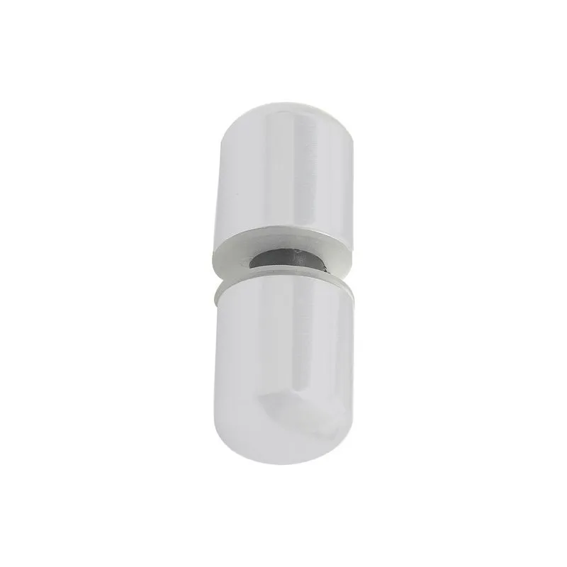 Puxador Para Box Ou Janela De Vidro Temperado Abs Cinza