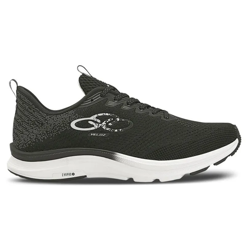Tênis Running Olympikus Masculino Veloz 838 Conforto - Preto/branco - 46