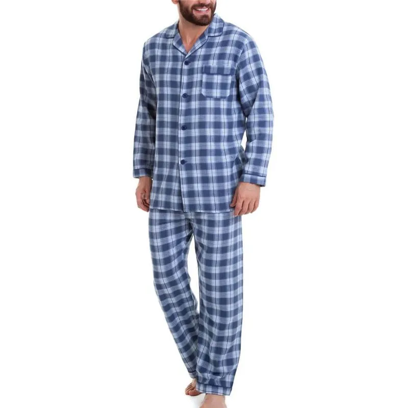 Pijama Longo Flanelado Sepie 926 Xadrez