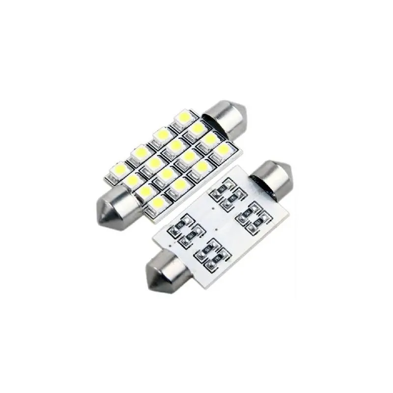 Kit 5 Lâmpadas Torpedo 16 Leds 41mm