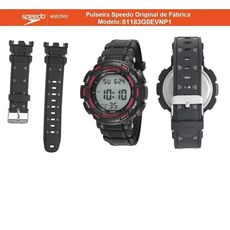 Pulseira Original Relogio Speedo 81183g0evnp1