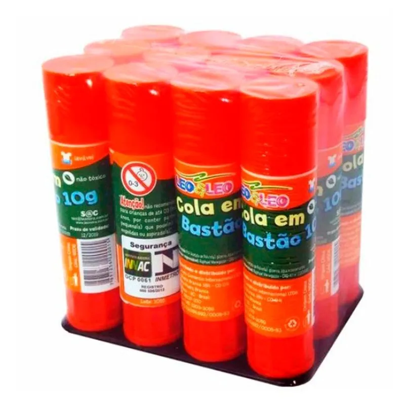 Kit De Cola Bastão Leo E Leo 10g Com 48 Unidades