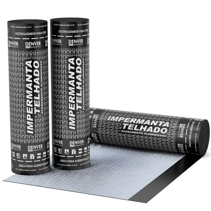 Impermanta Denver Telhado Com Estrutura Fibra Vidro 25kg 1x10m