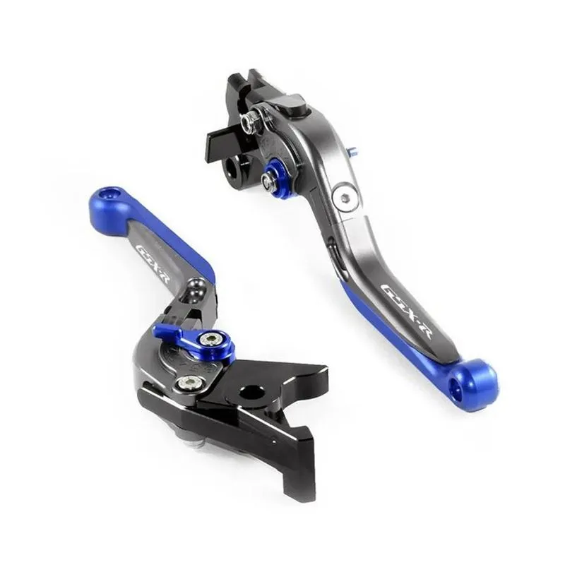 Par Manete Esportivo Extensível Titanium Azul Gsx-r 750 1000