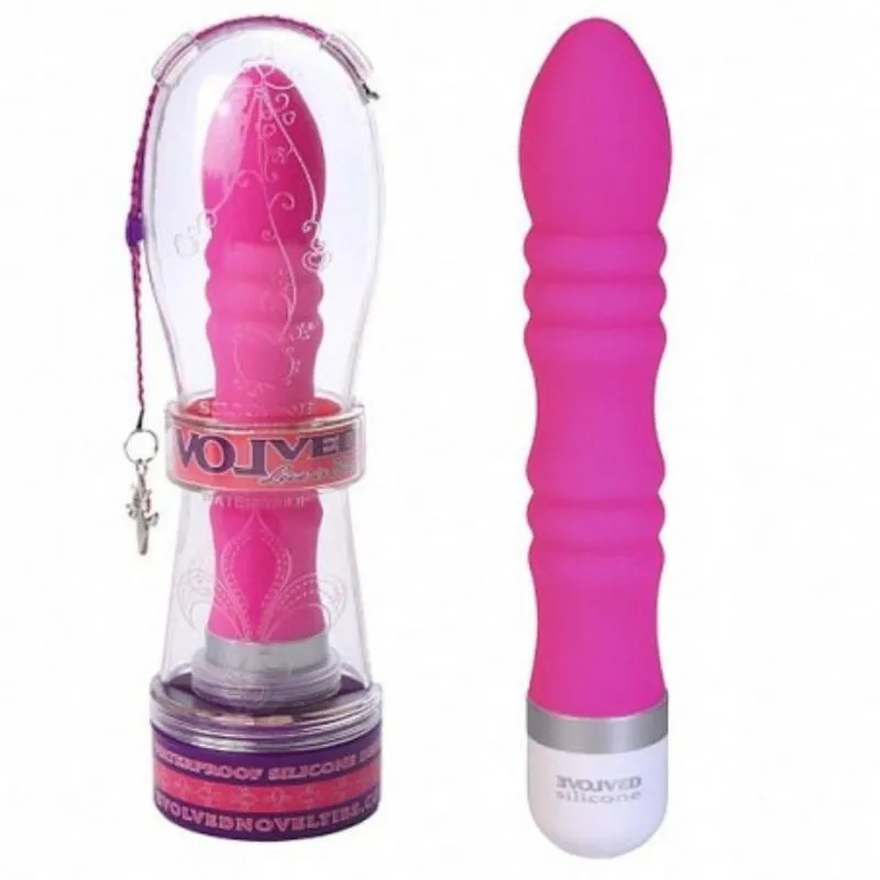Vibrador Silicone Fleur De Lis Desire Pink Evolved Novelties
