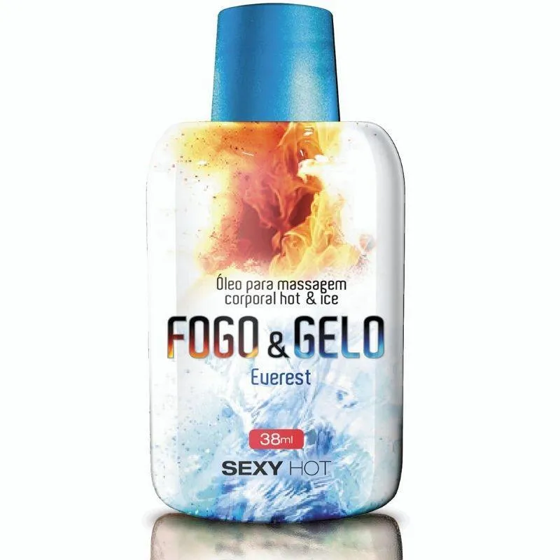 Óleo Para Massagem Beijável Fogo E Gelo - Everest - Sexshop
