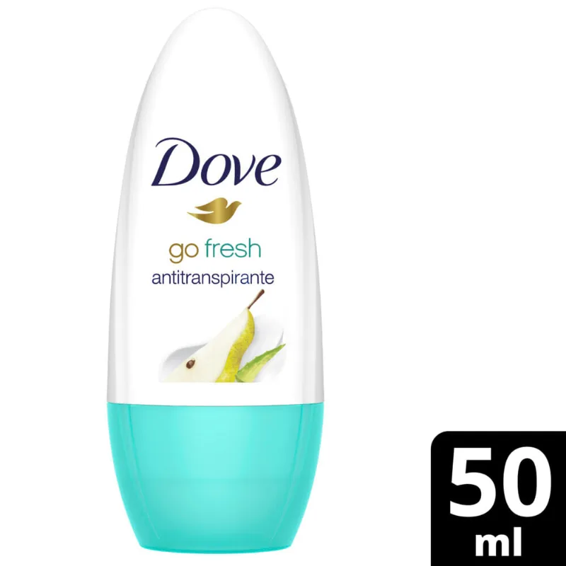 Antitranspirante en roll on Dove go fresh pera y aloe vera 50 cc.