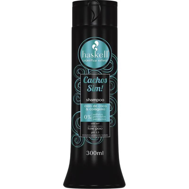 Shampoo Haskell Cachos Sim Low Poo 500ml
