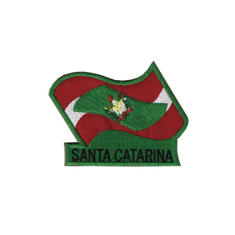 Bordado Termocolante Bandeira Santa Catarina B-01