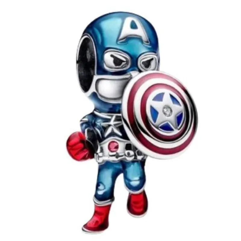 Berloque Capitão América Prata 925 Vingadores Marvel