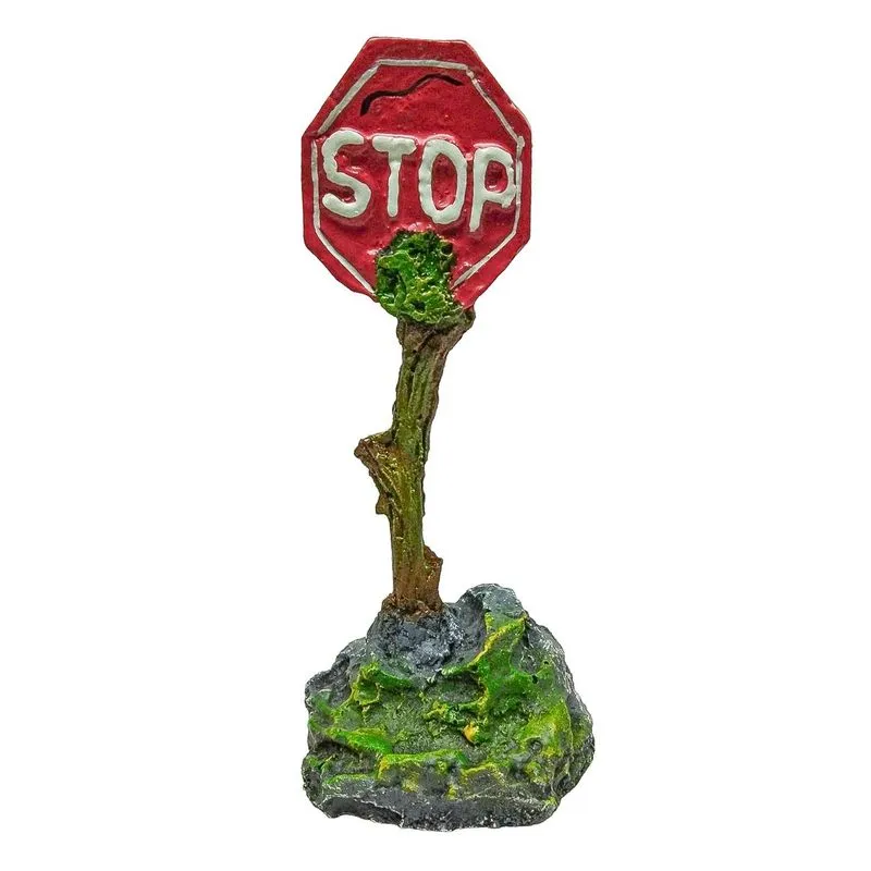 Placa De Pare Resina Aquário Jardim - Lester Rs 514