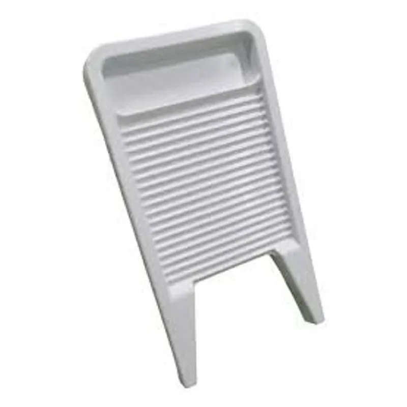 Tábua Para Tanque Pvc Lavar Esfregar Roupa Eco Stilo Branca
