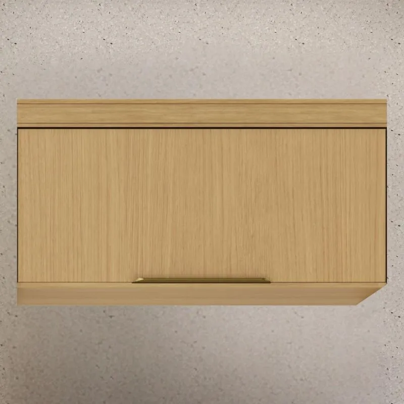 Armário Aéreo Geladeira Marquesa 1 Porta 100% MDF
