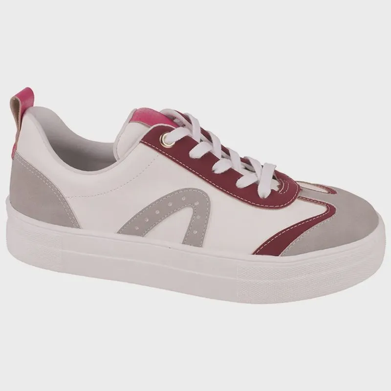Tenis Feminino Casual Bebece T2141-808 Cadarços Modinha