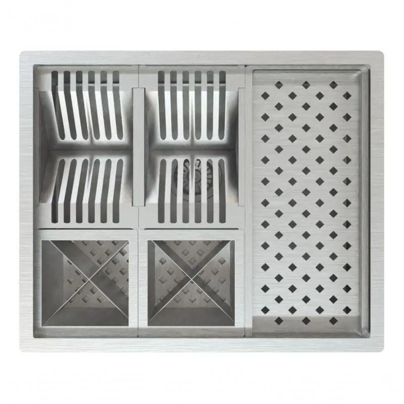 Pia Quadrada Technox Para Cozinha Inox Embutido