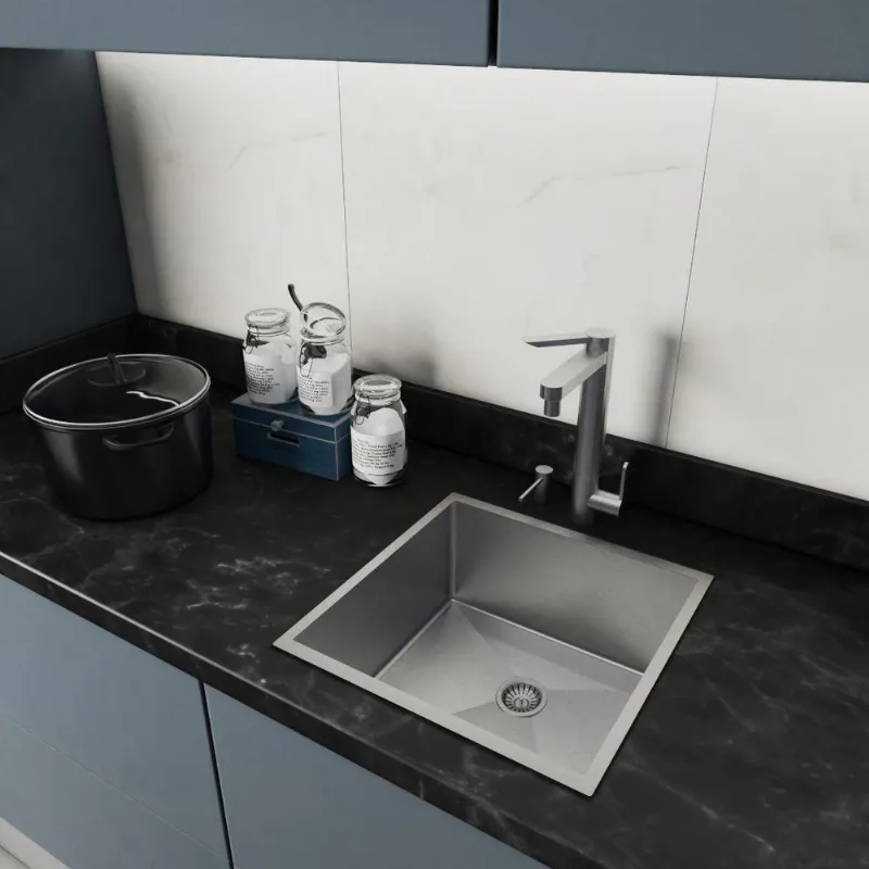 Cuba Pia De Inox Retangular 40x40 P/ Embutir Custo Beneficio