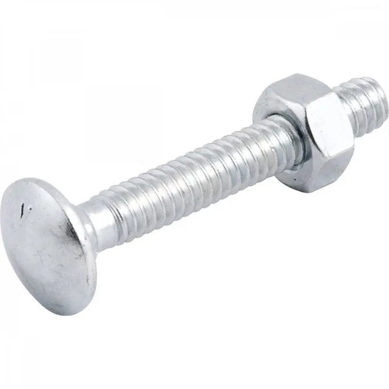 Parafuso francês zincado com porca 1/4' x 1.1/4' Vonder