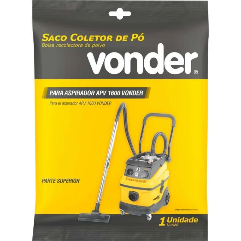 Saco De Pano Pó Superior Para Aspirador Apv1600 Vonder