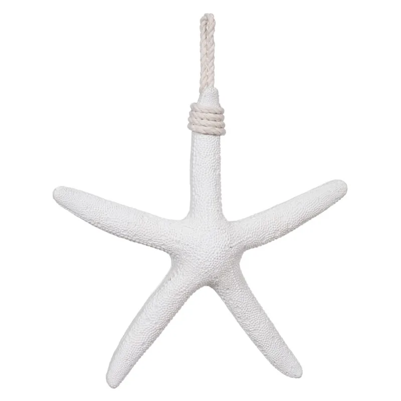 Escultura estrela do mar (branco) 22,5cm